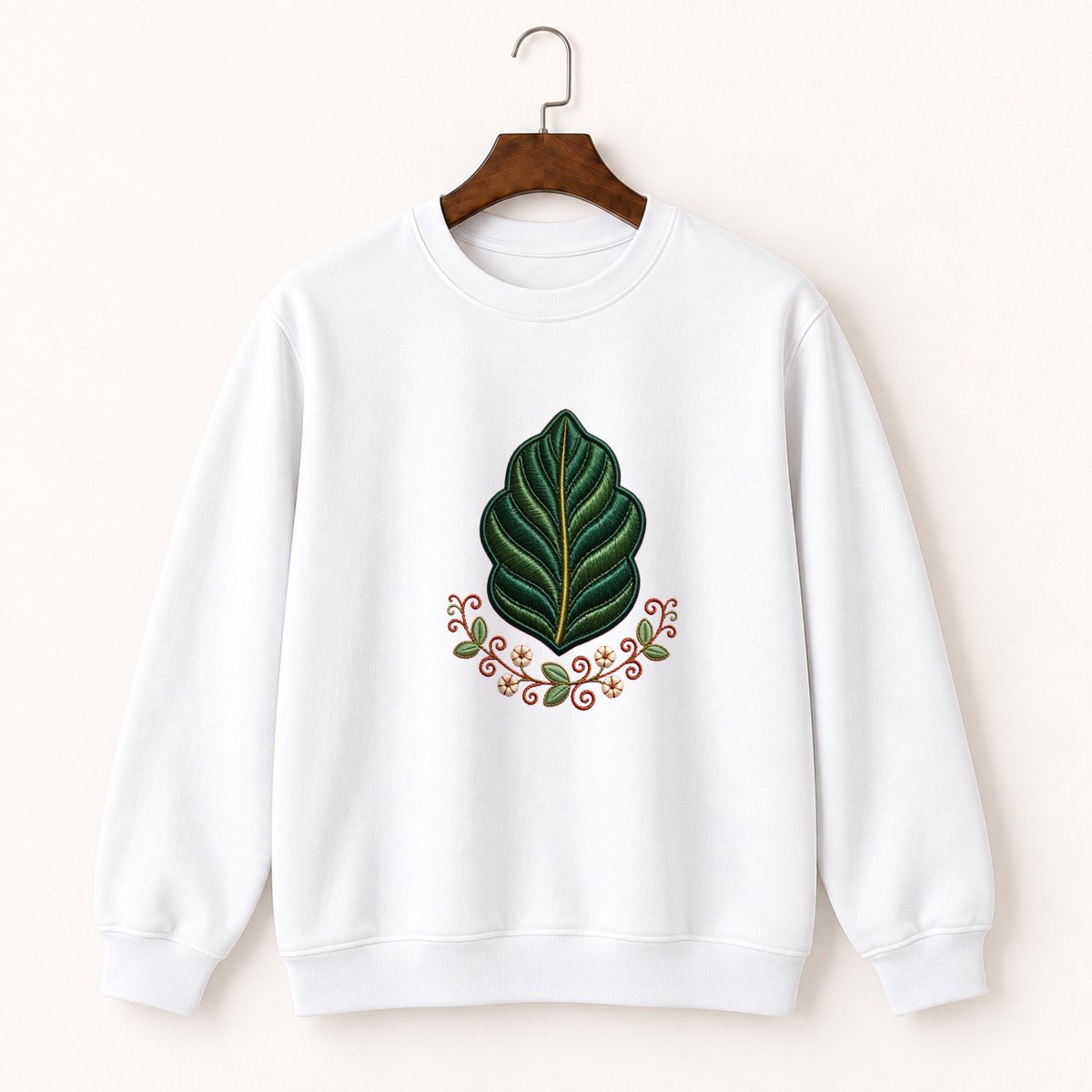 Magnolia Leaf Crewneck Sweatshirt 5
