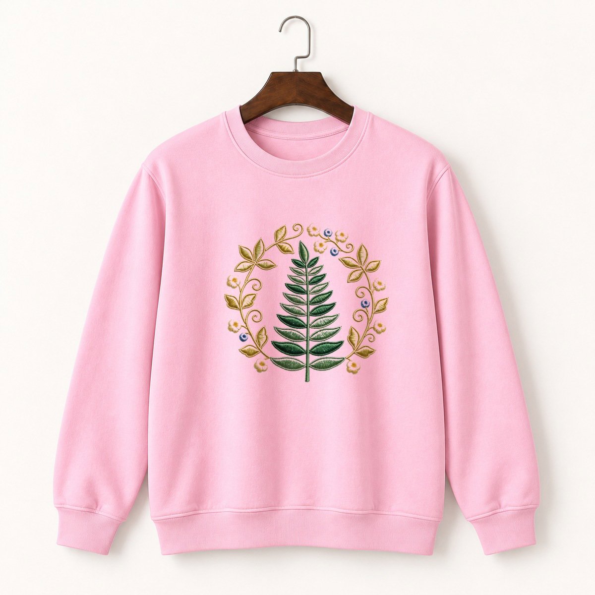 Fern Frond Crewneck Sweatshirt 4