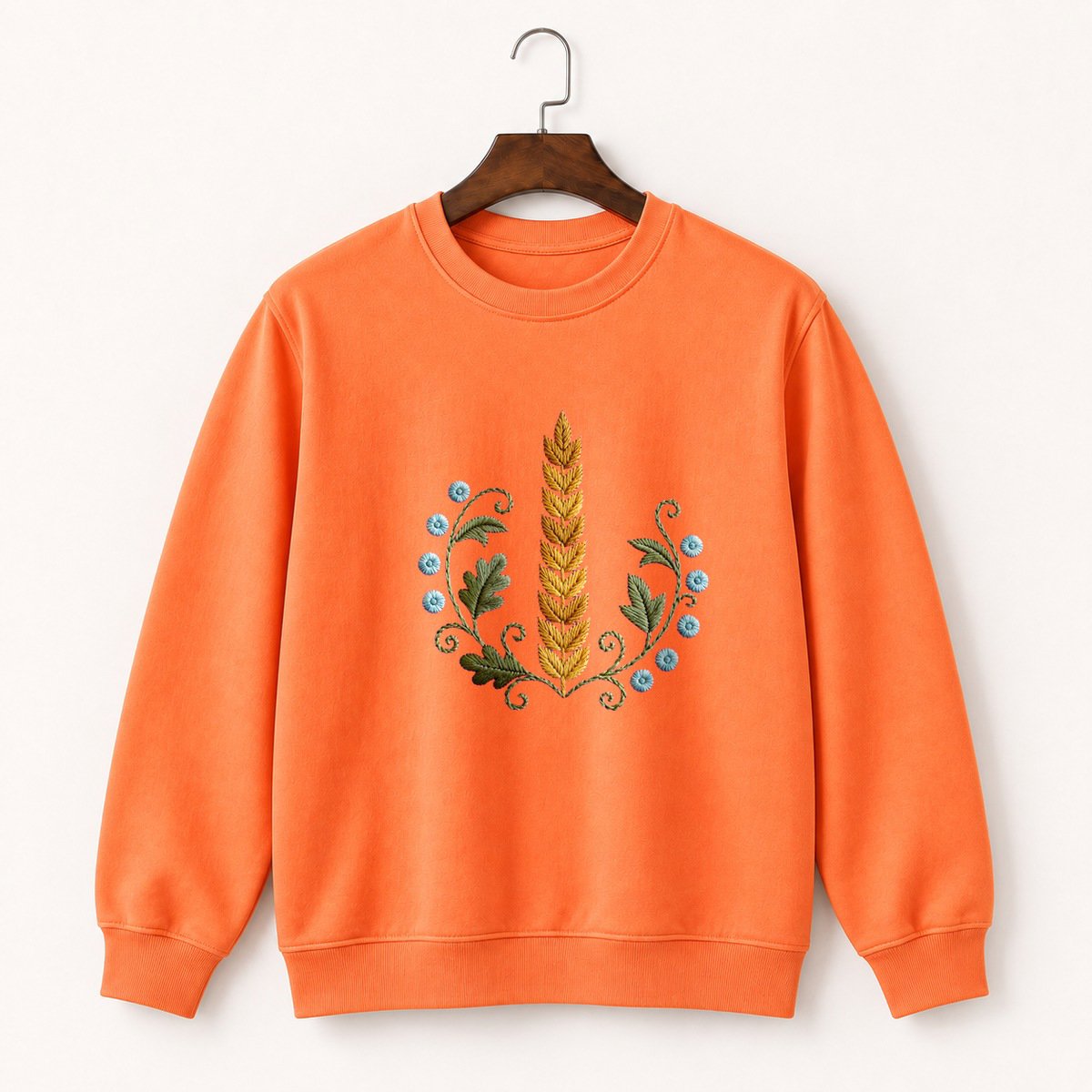 Wheat Stalk Crewneck Sweatshirt 3
