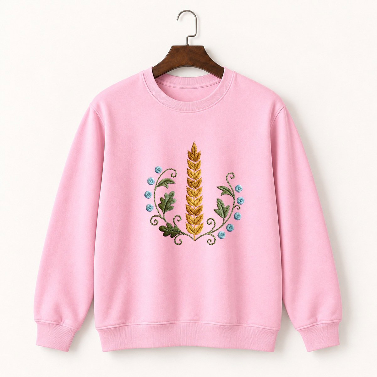 Wheat Stalk Crewneck Sweatshirt 4