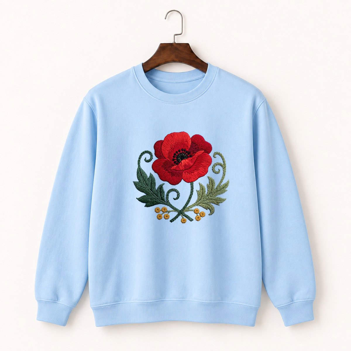 Poppy Crewneck Sweatshirt 1