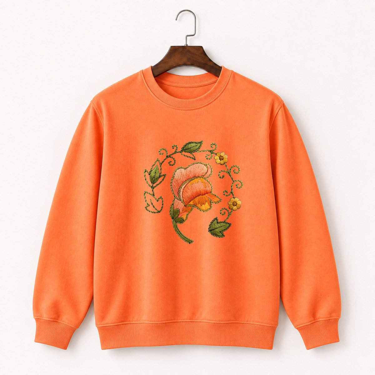 Snapdragon Flower Crewneck Sweatshirt 3