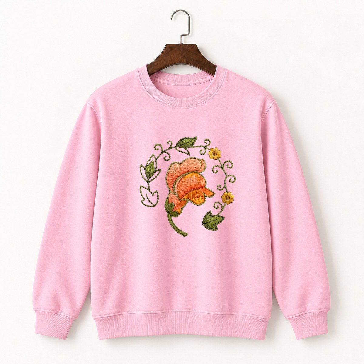 Snapdragon Flower Crewneck Sweatshirt 4