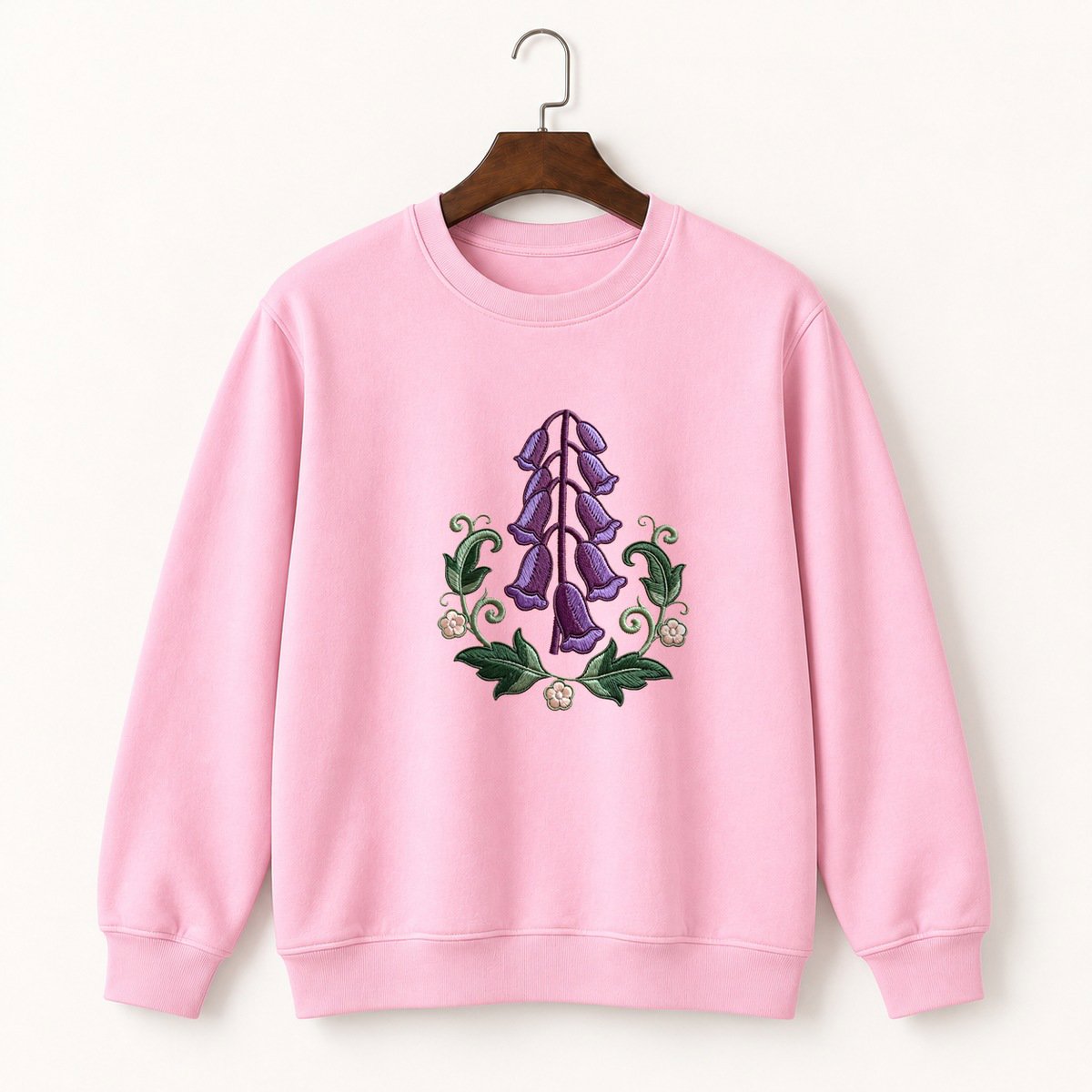 Foxglove Flower Crewneck Sweatshirt 4