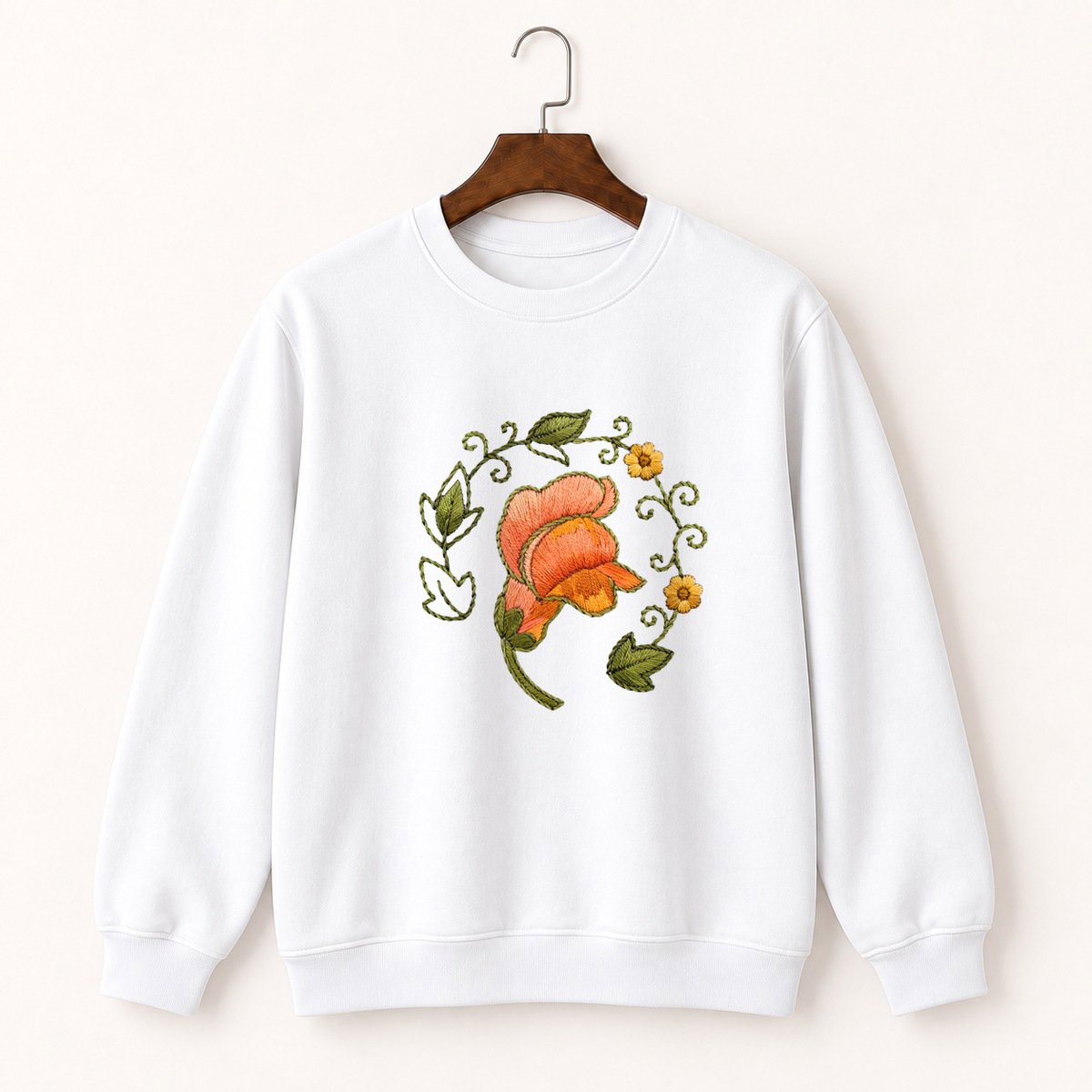 Snapdragon Flower Crewneck Sweatshirt 5