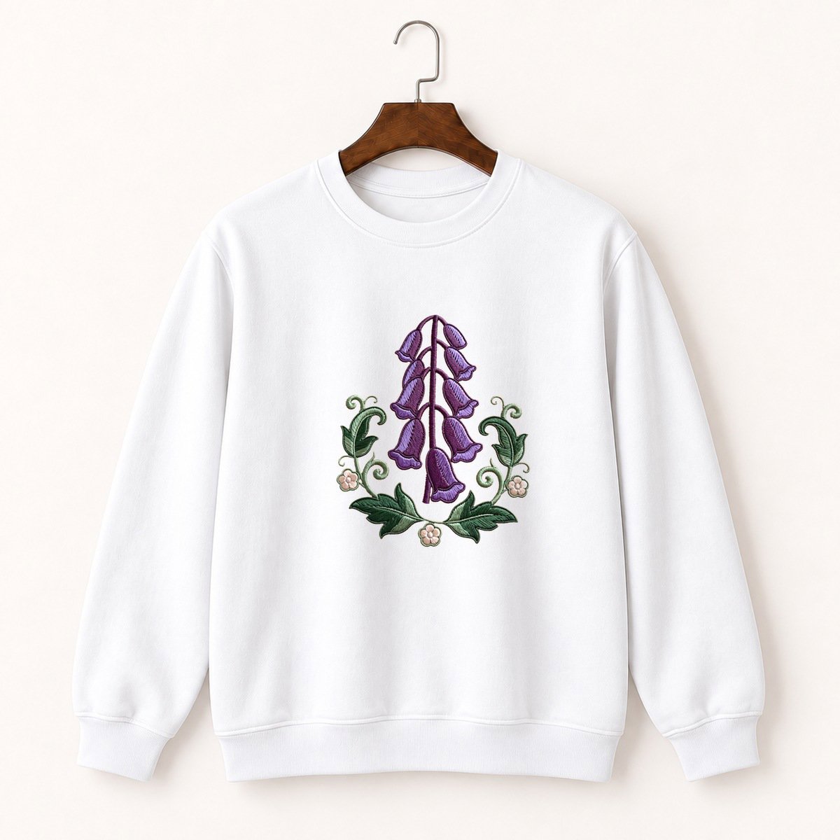 Foxglove Flower Crewneck Sweatshirt 5