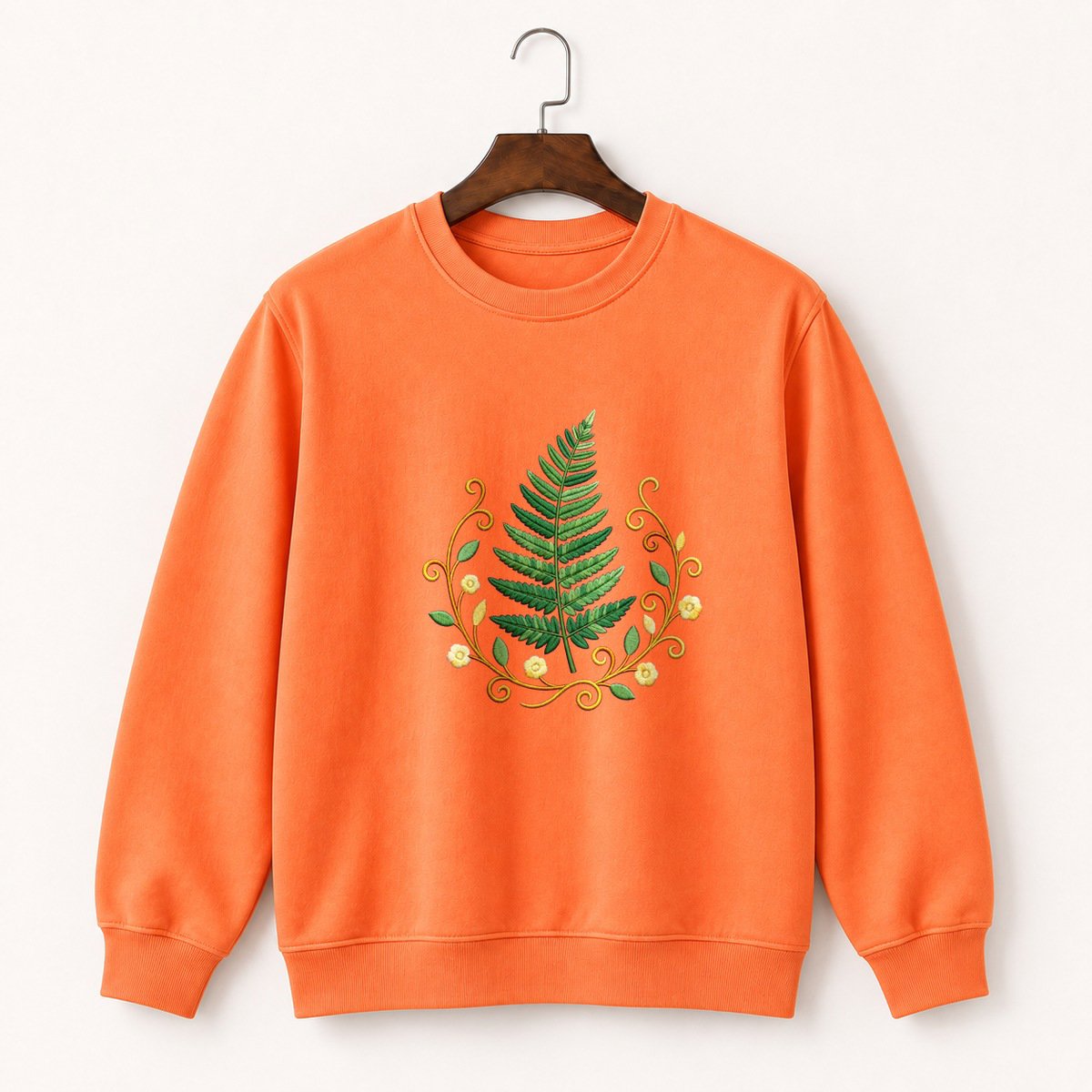 Fern Frond Crewneck Sweatshirt 3