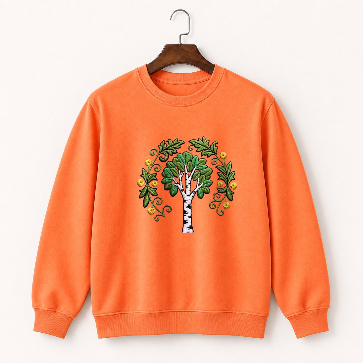 Birch Tree Crewneck Sweatshirt 3