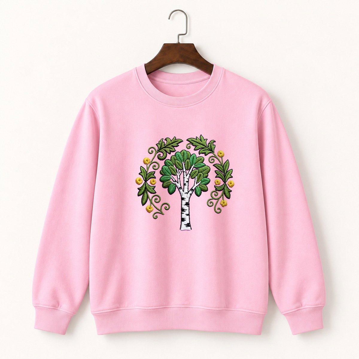 Birch Tree Crewneck Sweatshirt 4