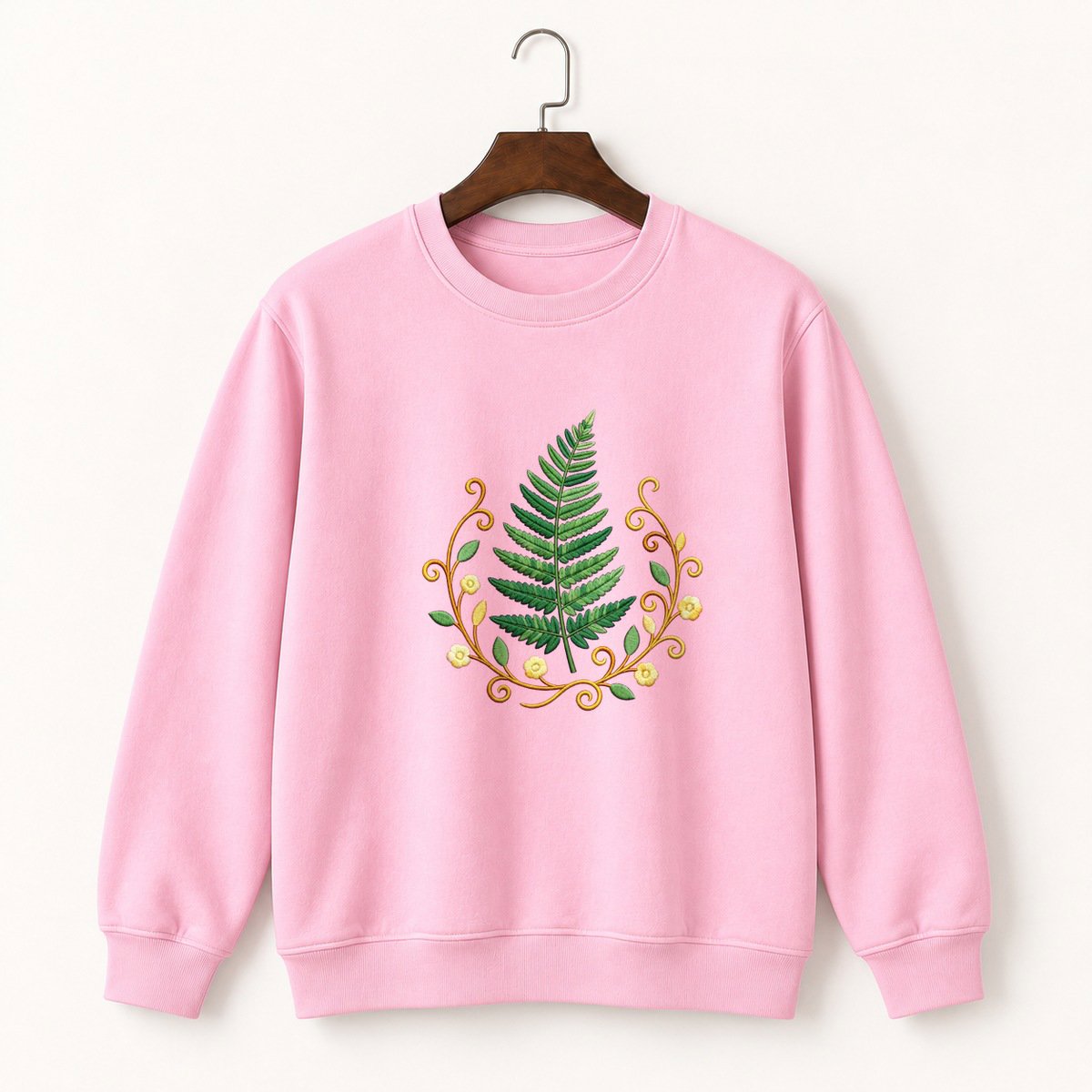 Fern Frond Crewneck Sweatshirt 4