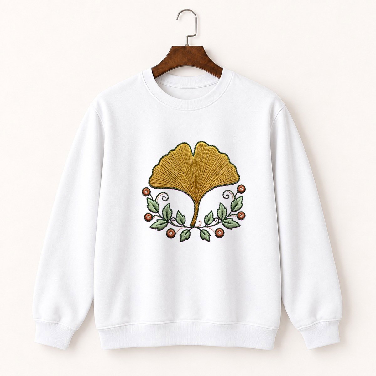 Ginkgo Leaf Crewneck Sweatshirt 5