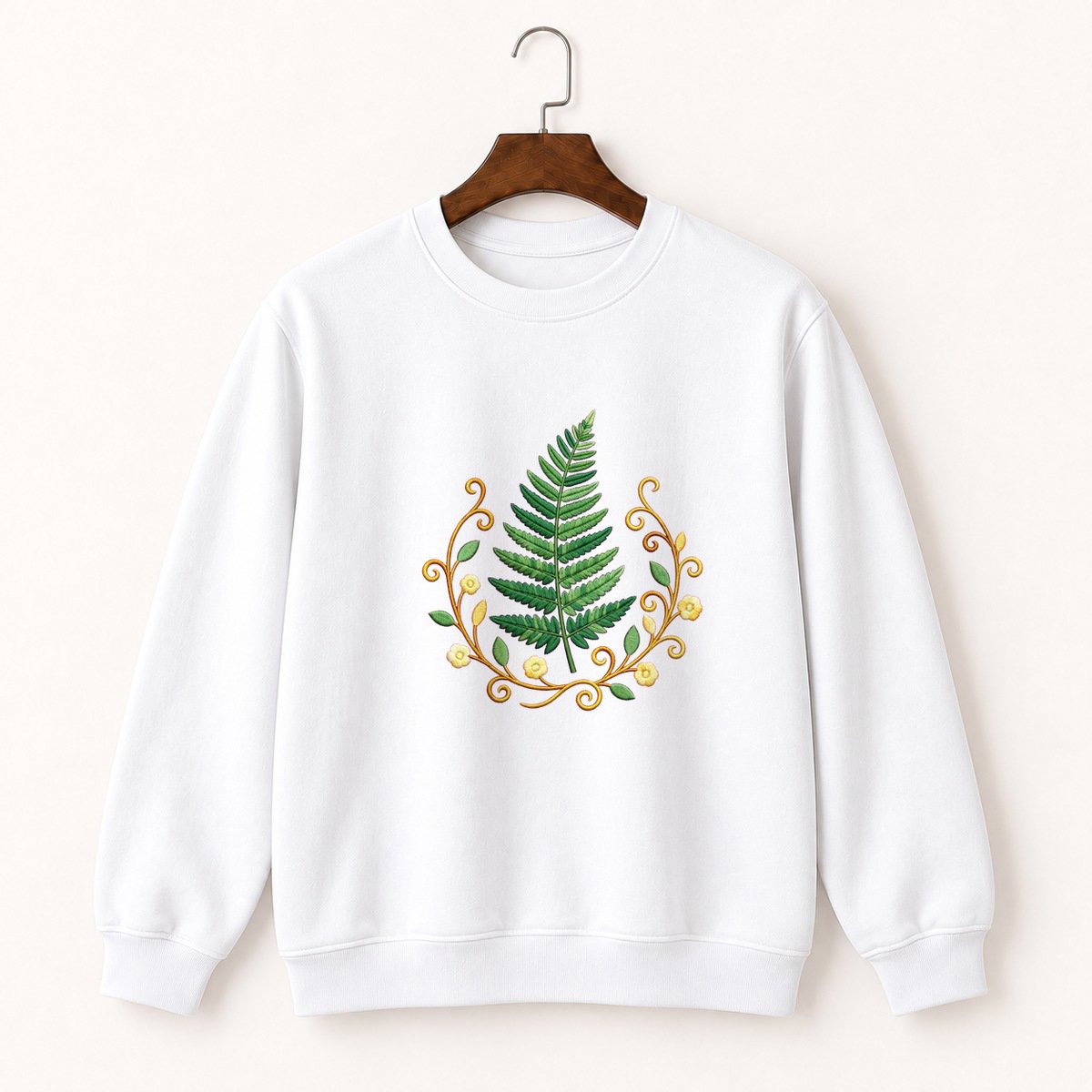 Fern Frond Crewneck Sweatshirt 5