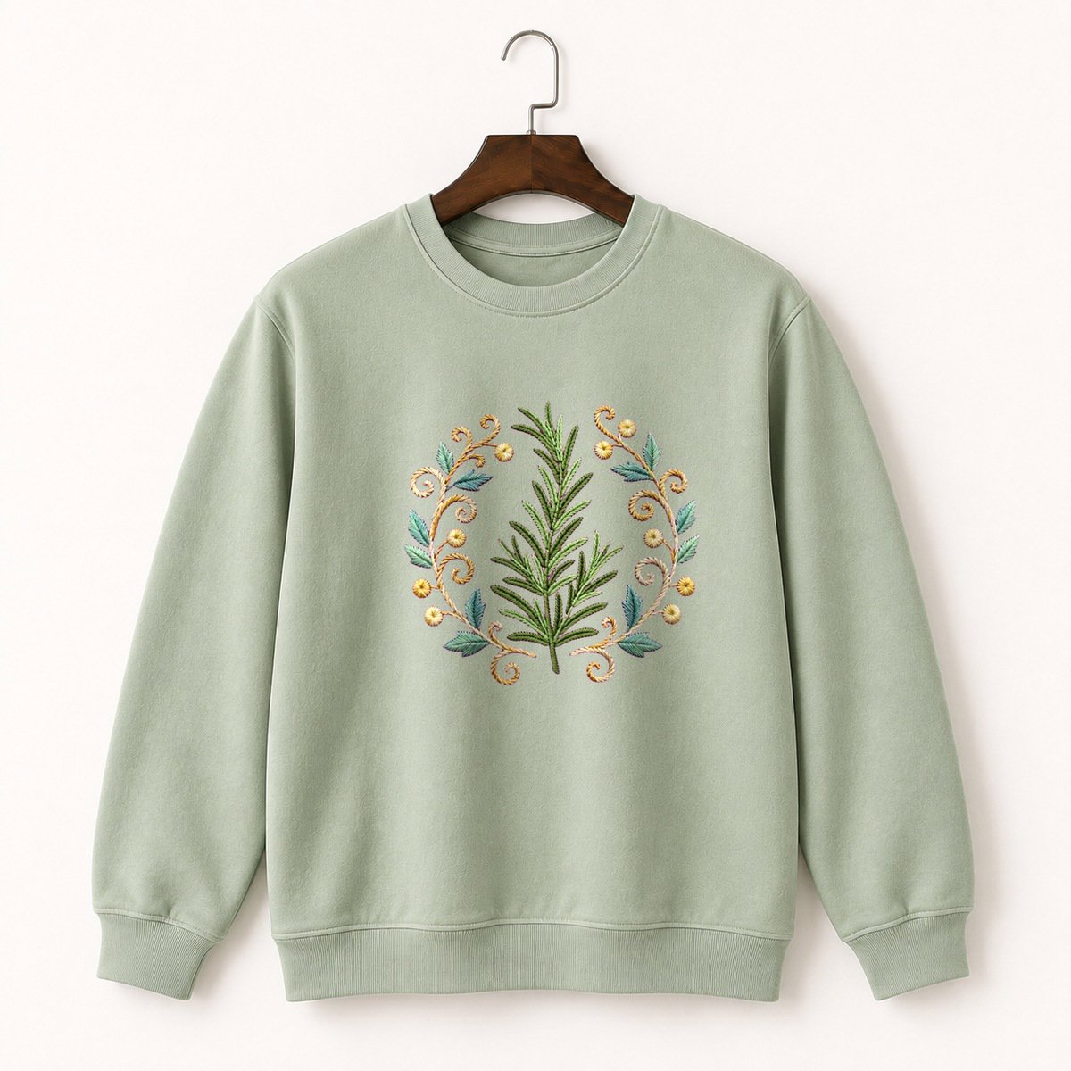 Rosemary Sprig Crewneck Sweatshirt 2