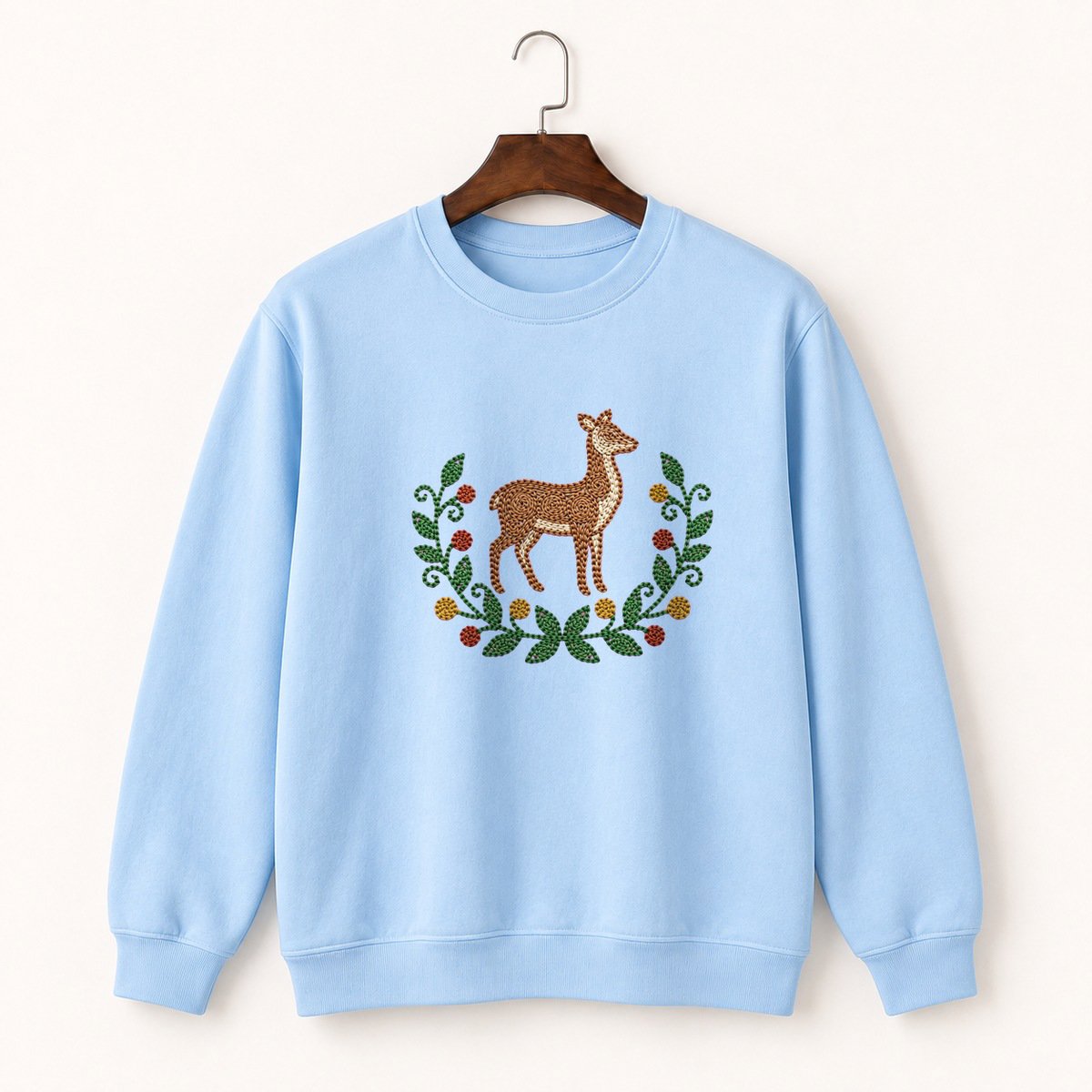 Deer Crewneck Sweatshirt 1
