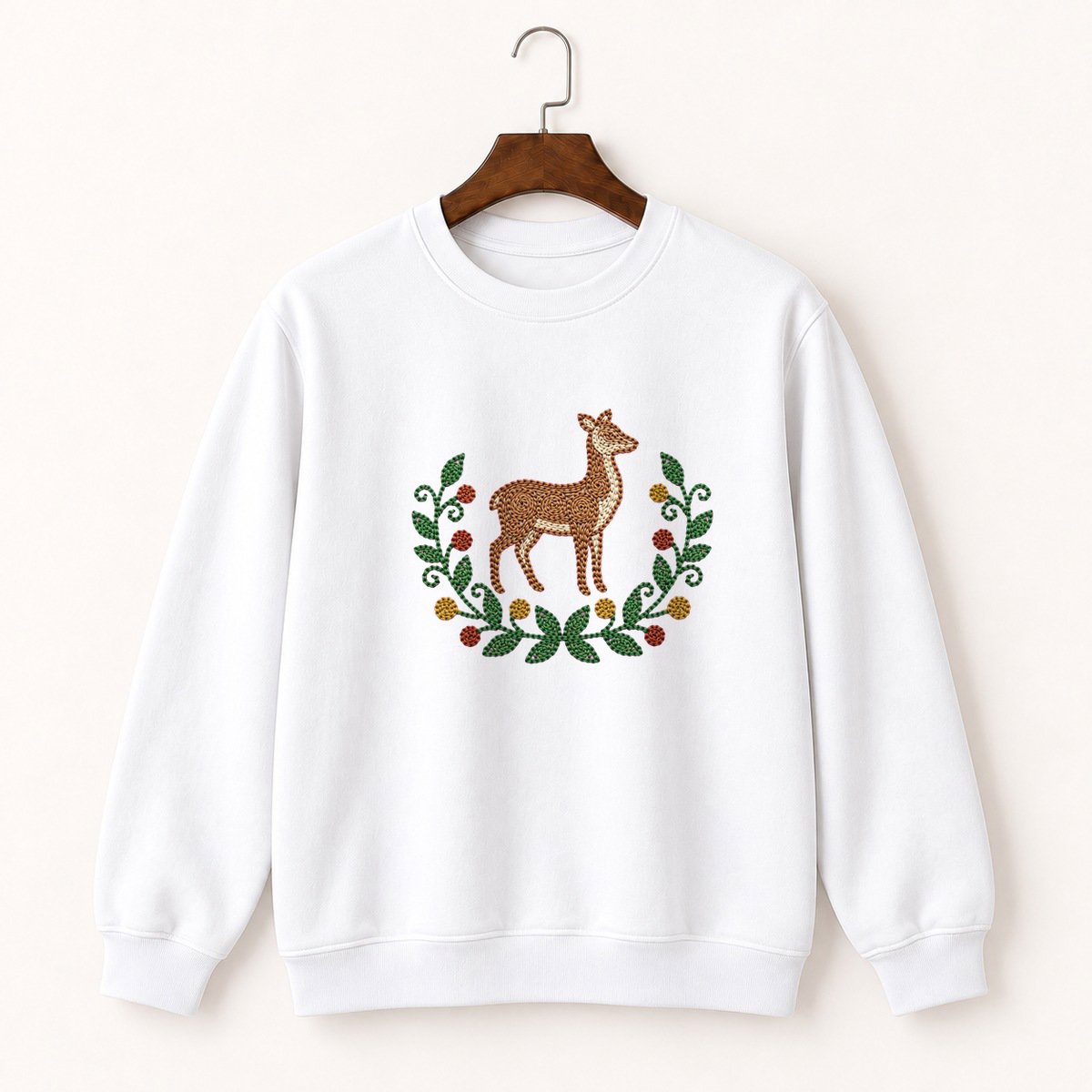 Deer Crewneck Sweatshirt 5