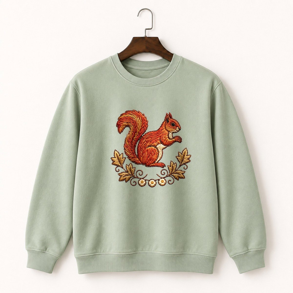 Red Squirrel Crewneck Sweatshirt 2
