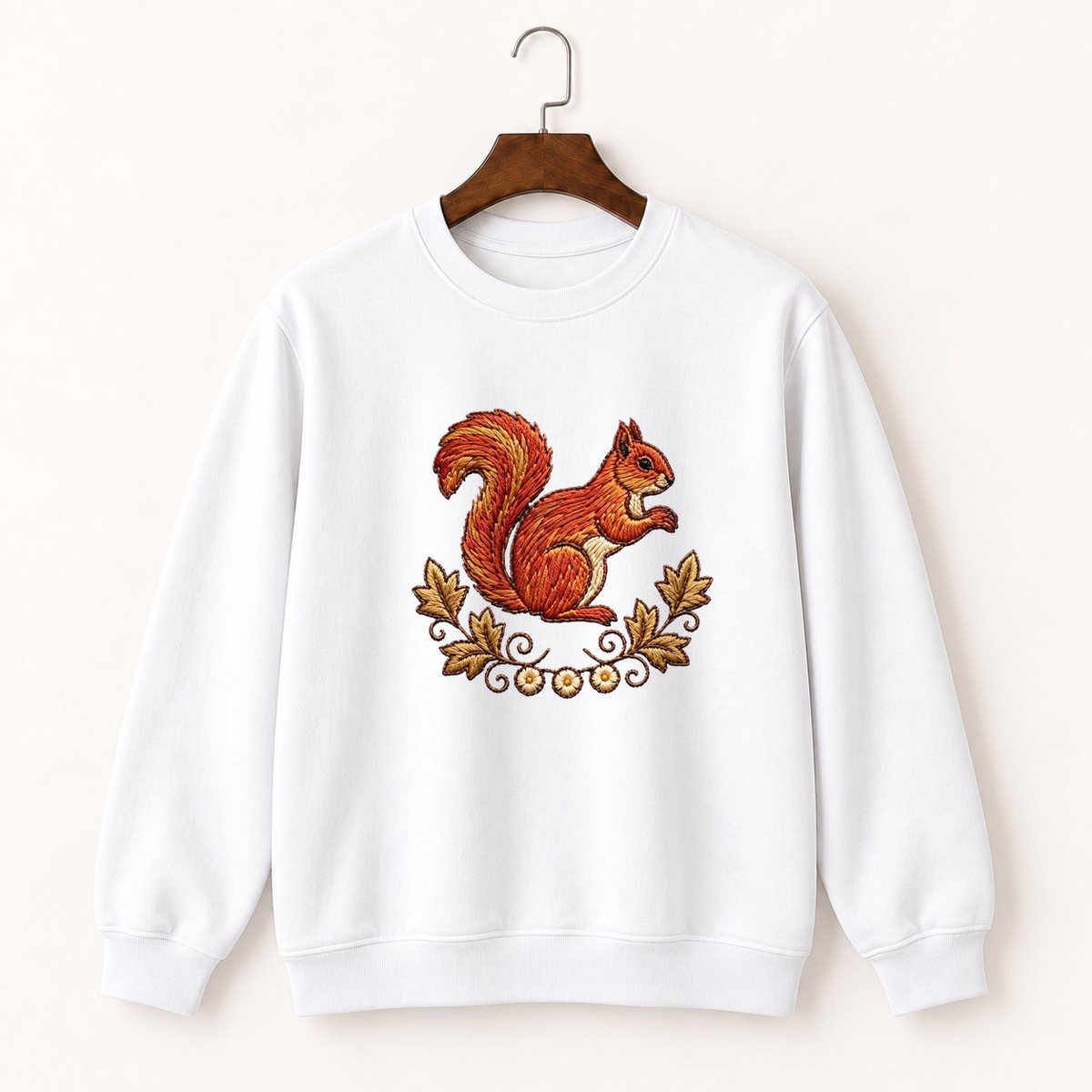 Red Squirrel Crewneck Sweatshirt 5