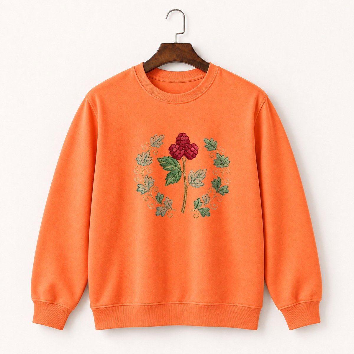 Raspberry Cane Crewneck Sweatshirt 3