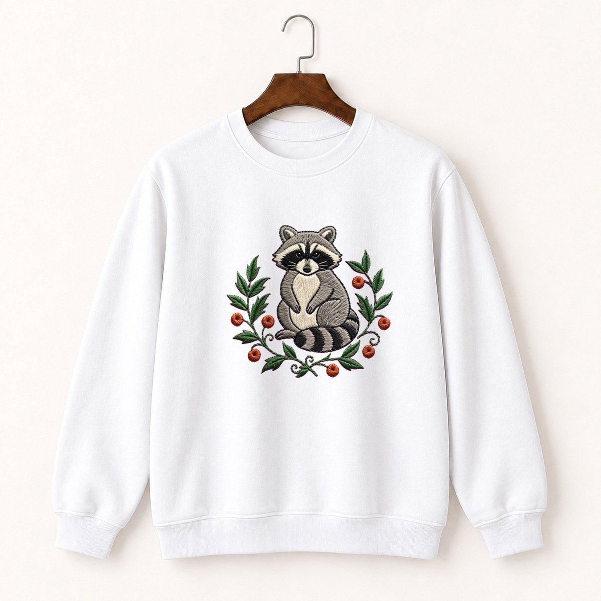 Raccoon Crewneck Sweatshirt 5