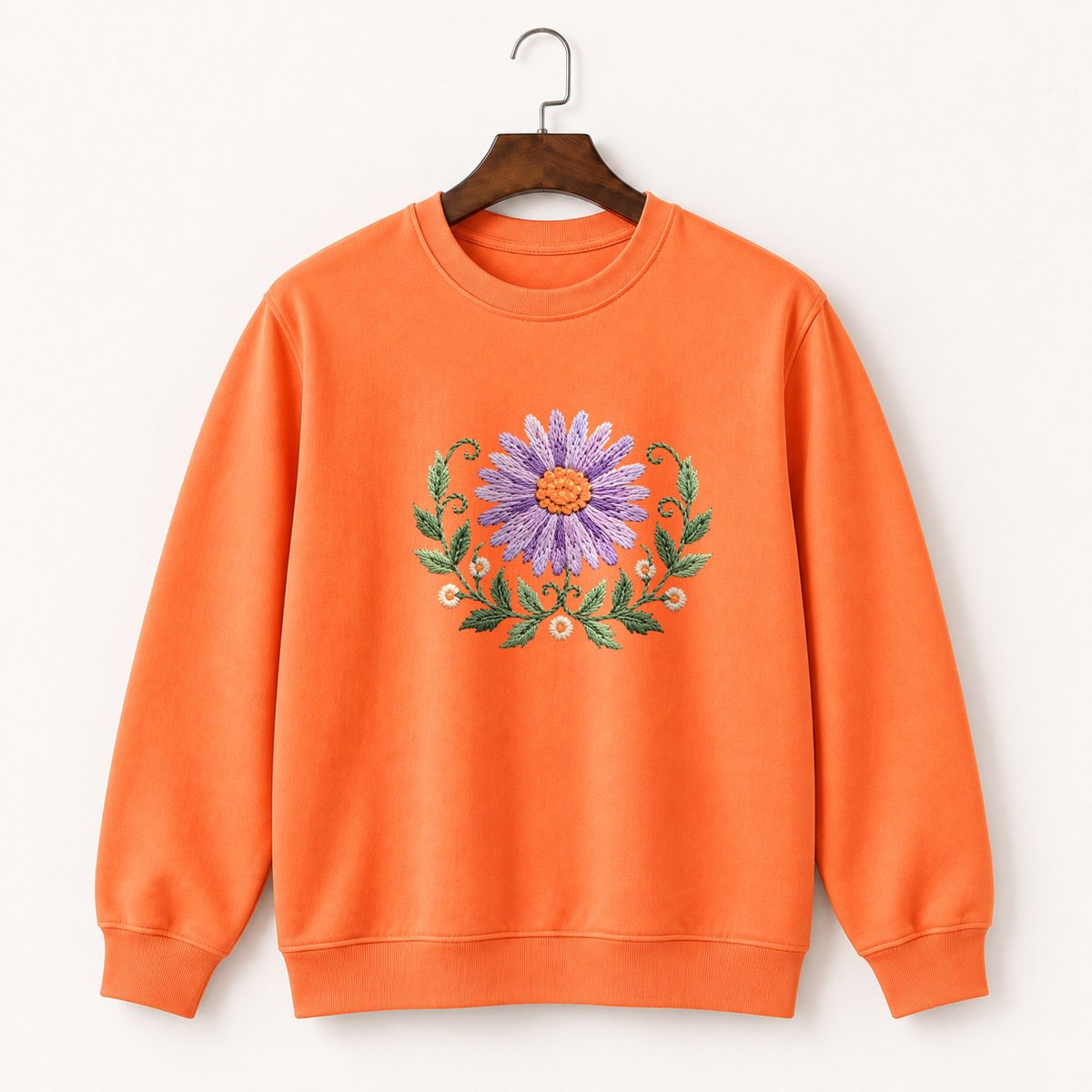 Aster Flower Crewneck Sweatshirt 3