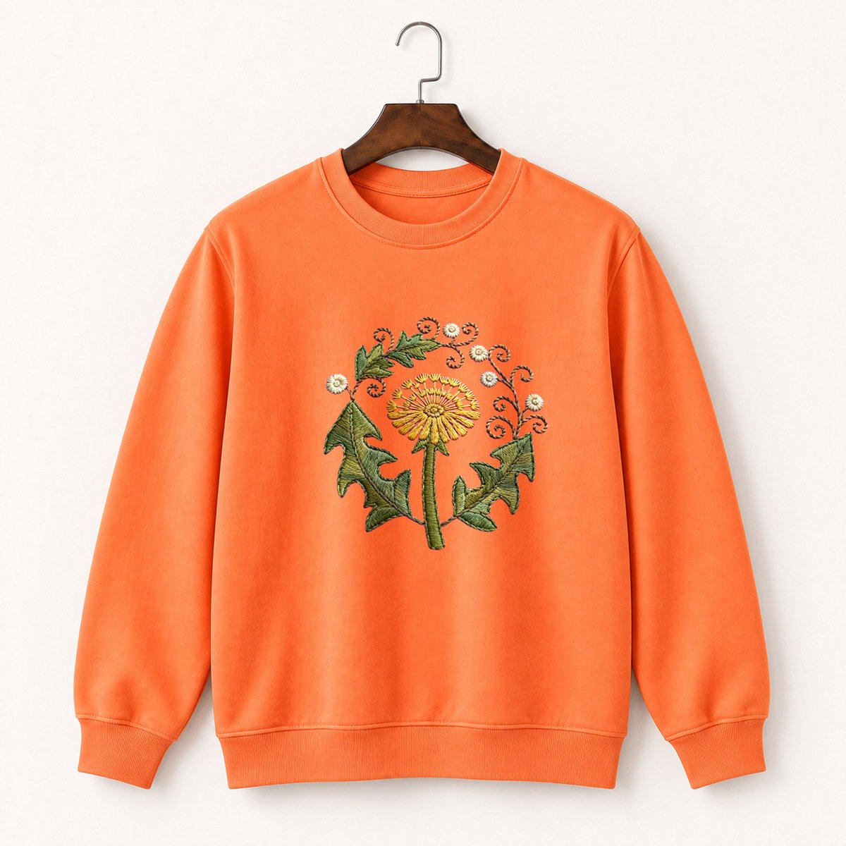 Dandelion Flower Crewneck Sweatshirt 3