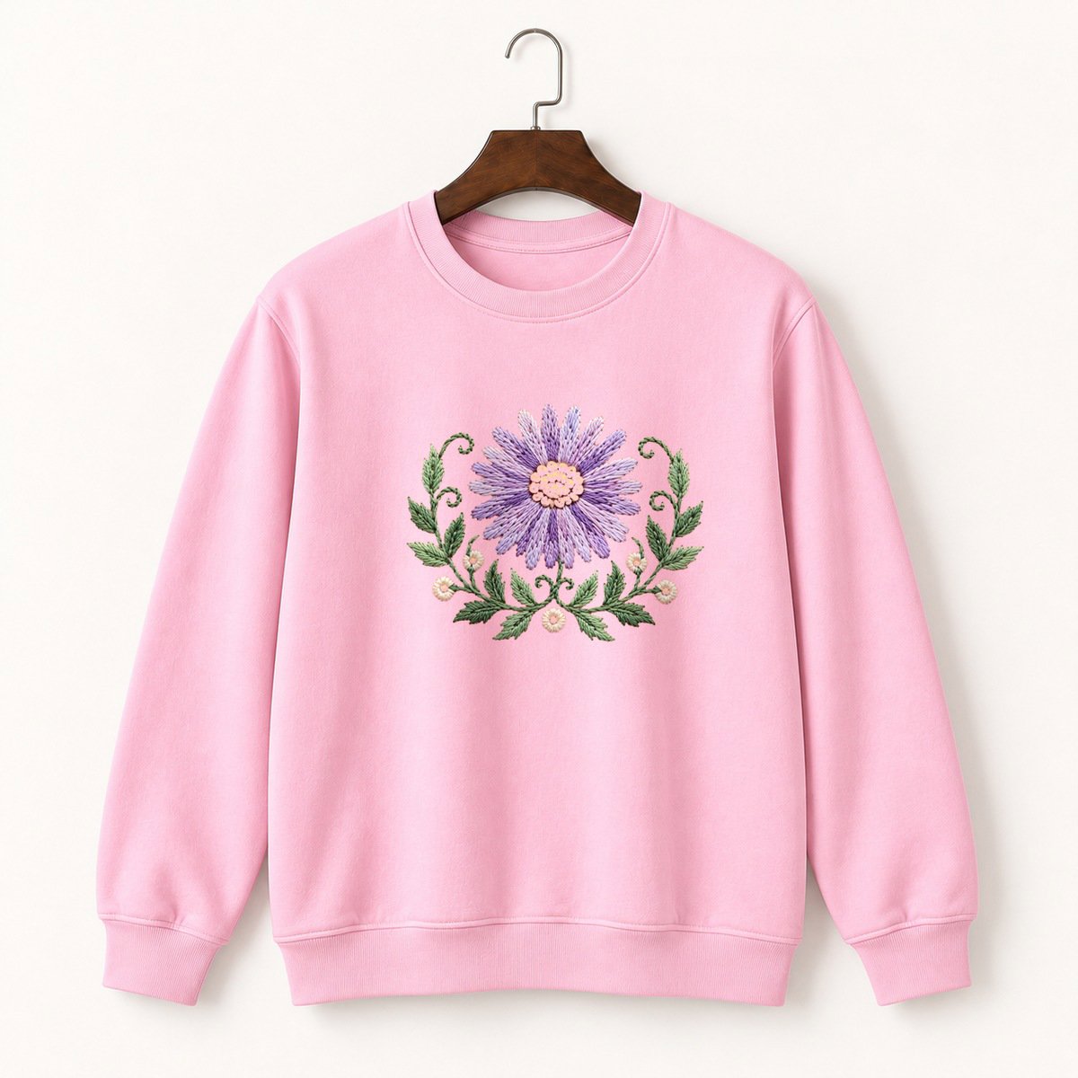 Aster Flower Crewneck Sweatshirt 4