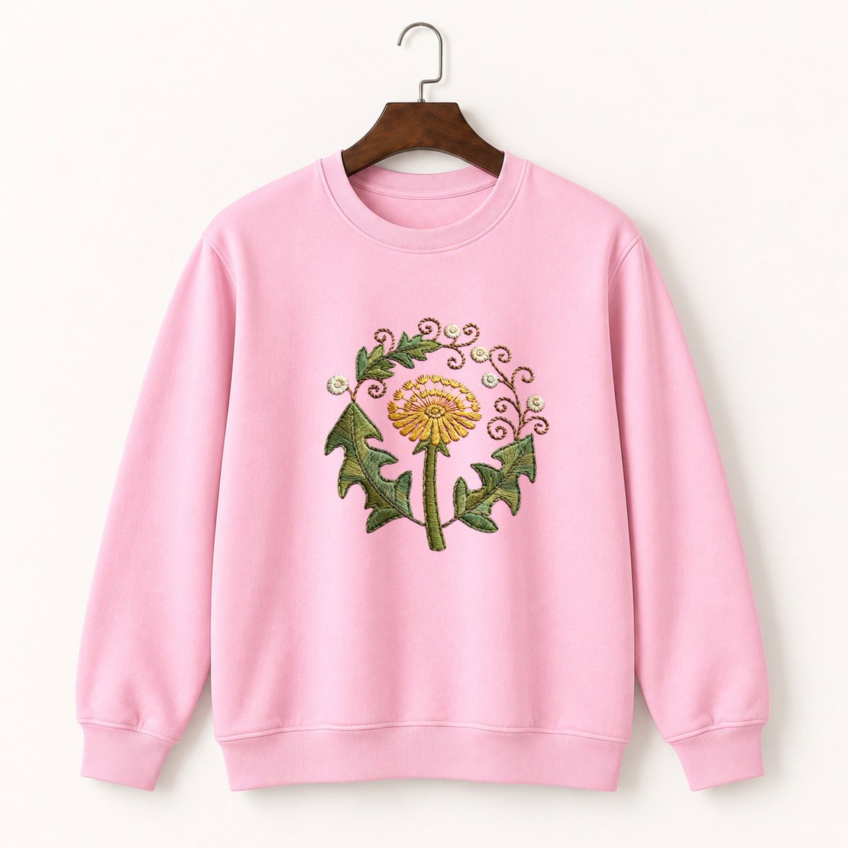 Dandelion Flower Crewneck Sweatshirt 4