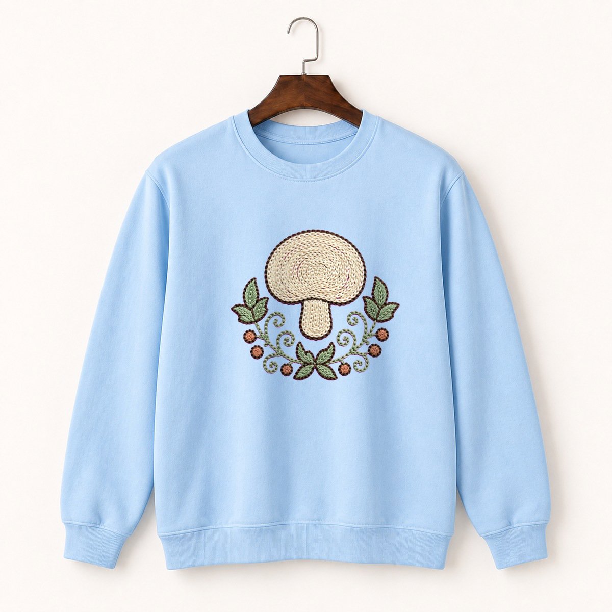 Puffball Mushroom Crewneck Sweatshirt 1