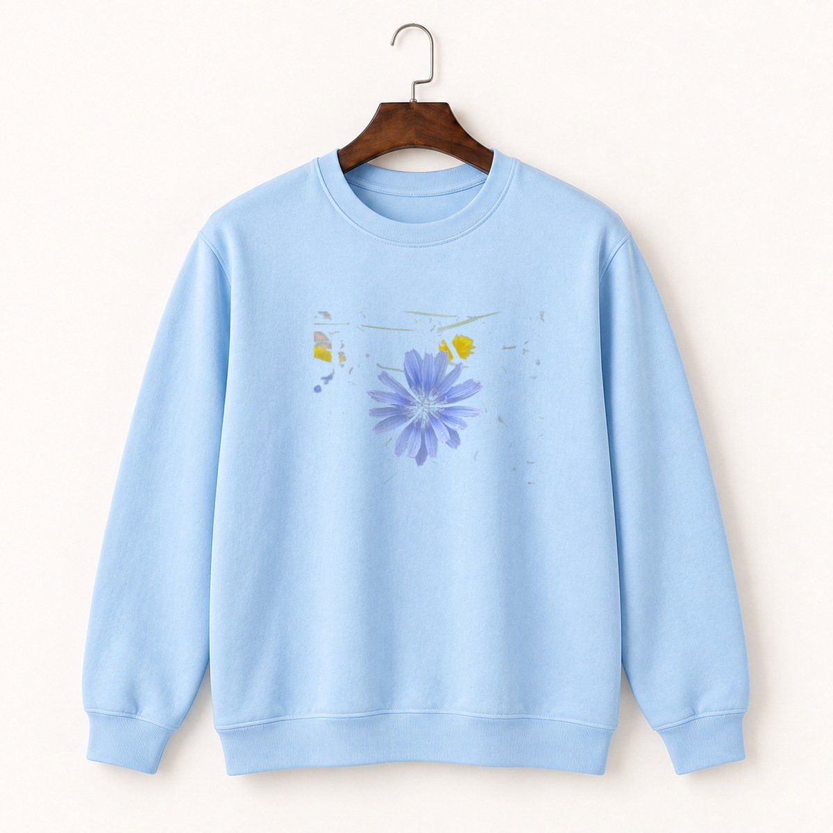 Chicory Flower Crewneck Sweatshirt 1