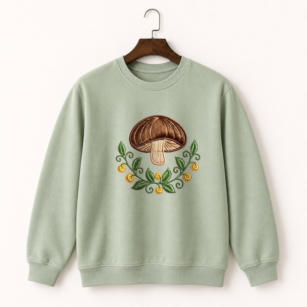 Shiitake Mushroom Crewneck Sweatshirt 2
