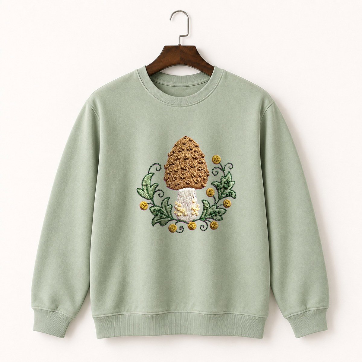 Shaggy Mane Mushroom Crewneck Sweatshirt 2