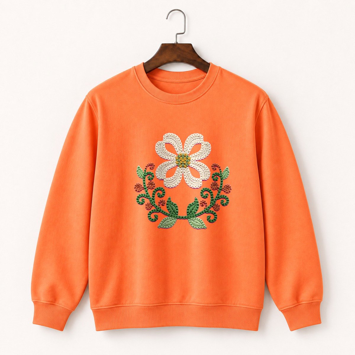 Dogwood Flower Crewneck Sweatshirt 3