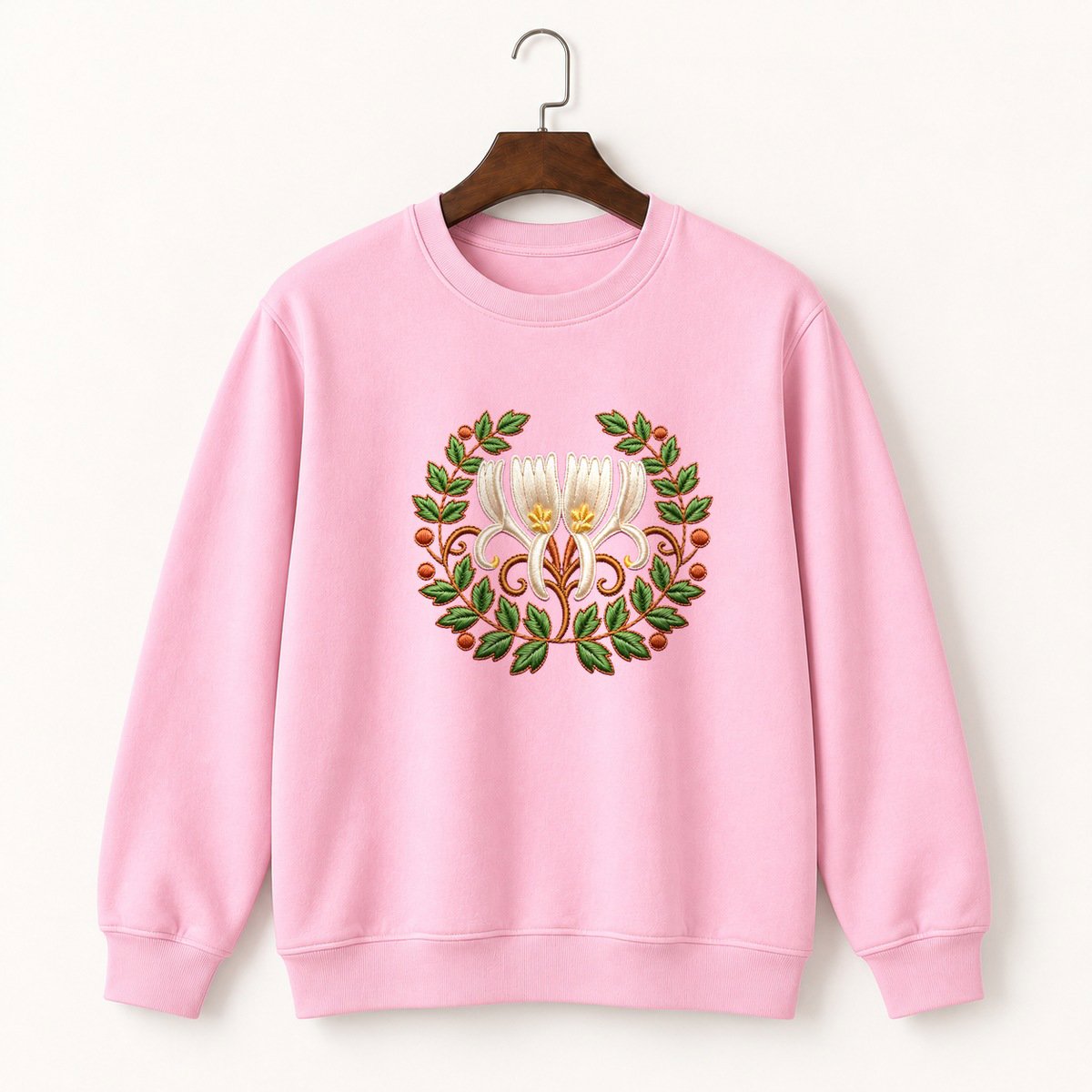 Honeysuckle Flower Crewneck Sweatshirt 4