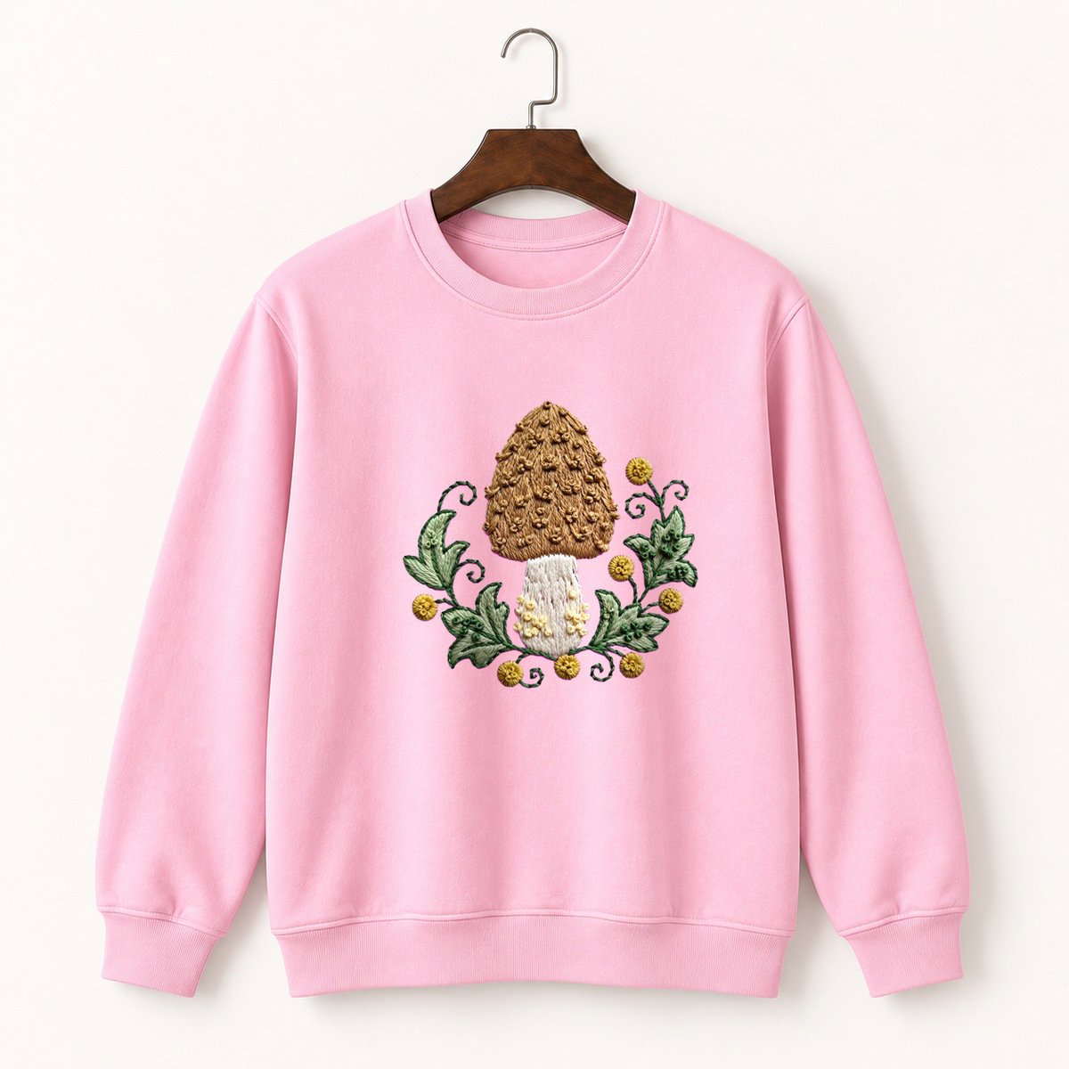 Shaggy Mane Mushroom Crewneck Sweatshirt 4