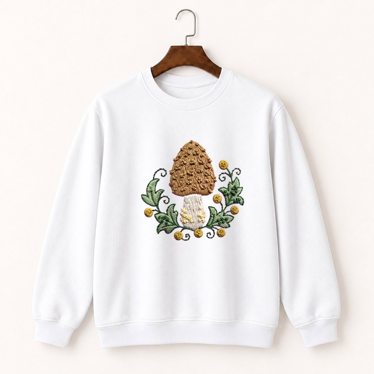 Shaggy Mane Mushroom Crewneck Sweatshirt 5