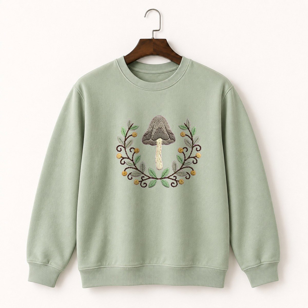 Ink Cap Mushroom Crewneck Sweatshirt 2
