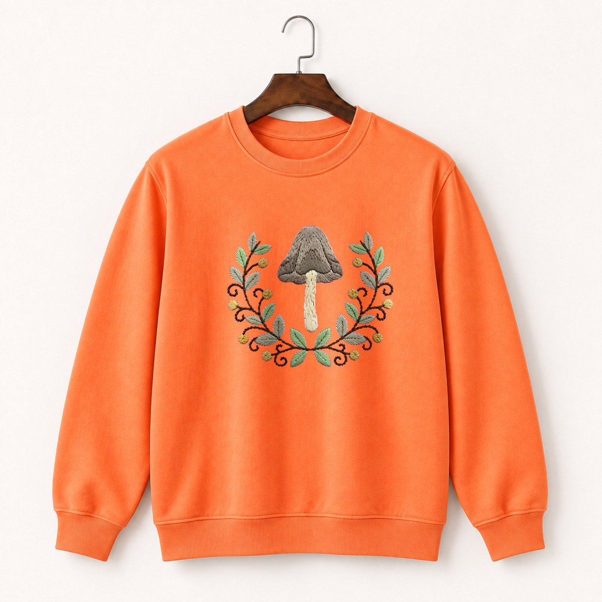 Ink Cap Mushroom Crewneck Sweatshirt 3