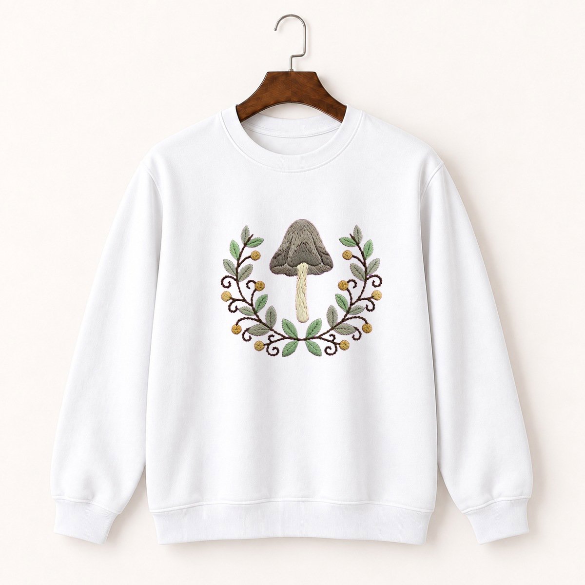 Ink Cap Mushroom Crewneck Sweatshirt 5