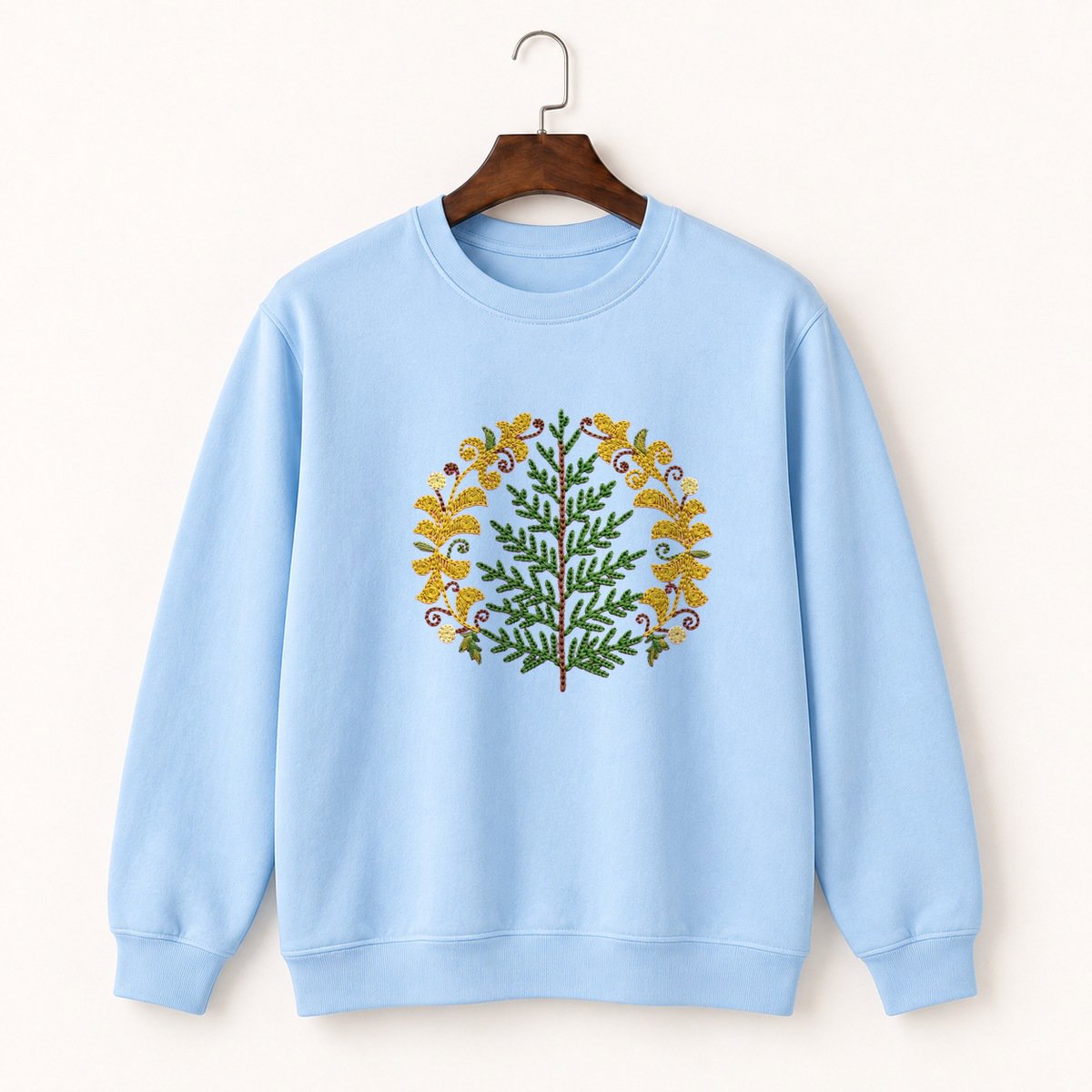 Cedar Branch Crewneck Sweatshirt 1