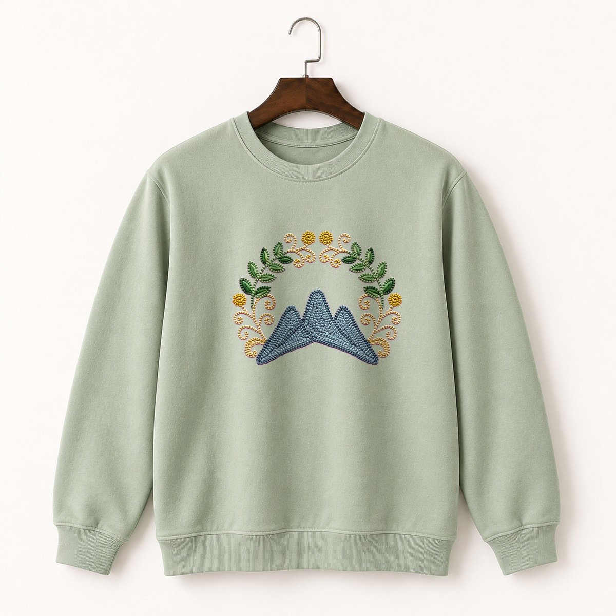 Teton Mountains Crewneck Sweatshirt 2
