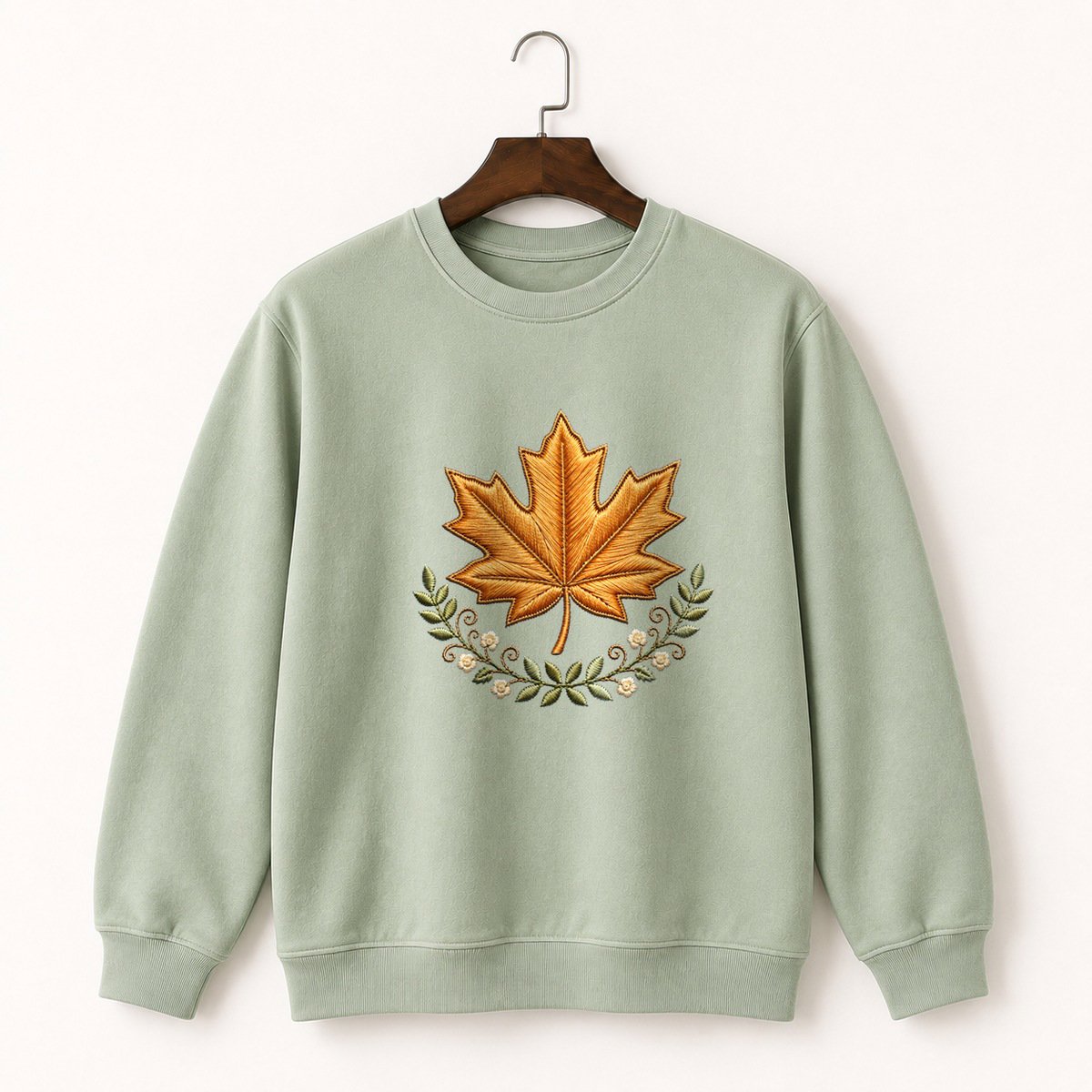 Maple Leaf Crewneck Sweatshirt 2