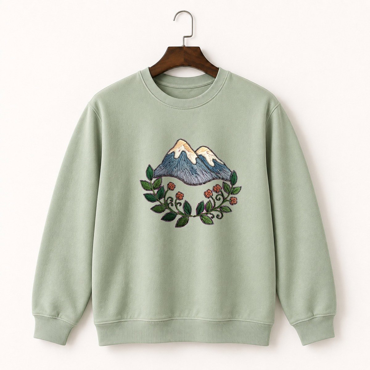 Cascade Mountains Crewneck Sweatshirt 2