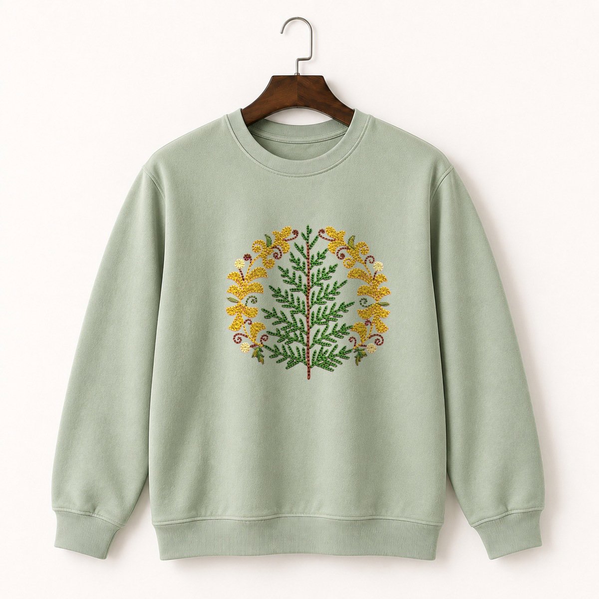 Cedar Branch Crewneck Sweatshirt 2