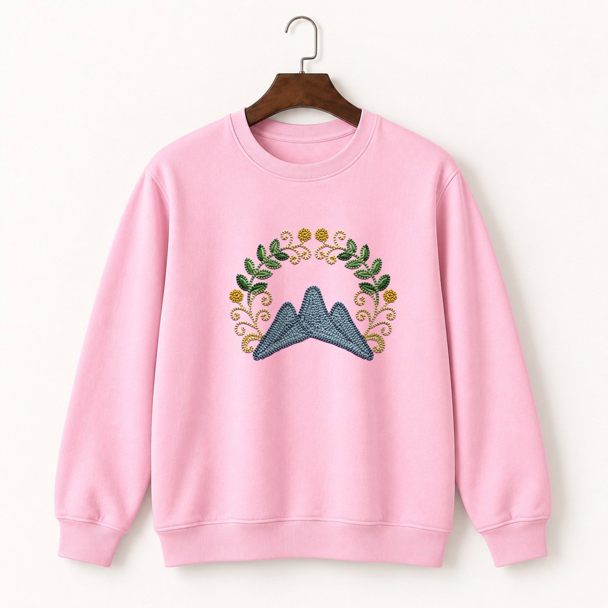 Teton Mountains Crewneck Sweatshirt 4