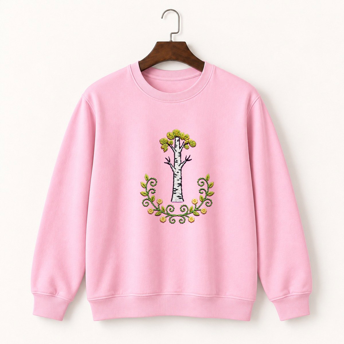 Birch Tree Crewneck Sweatshirt 4