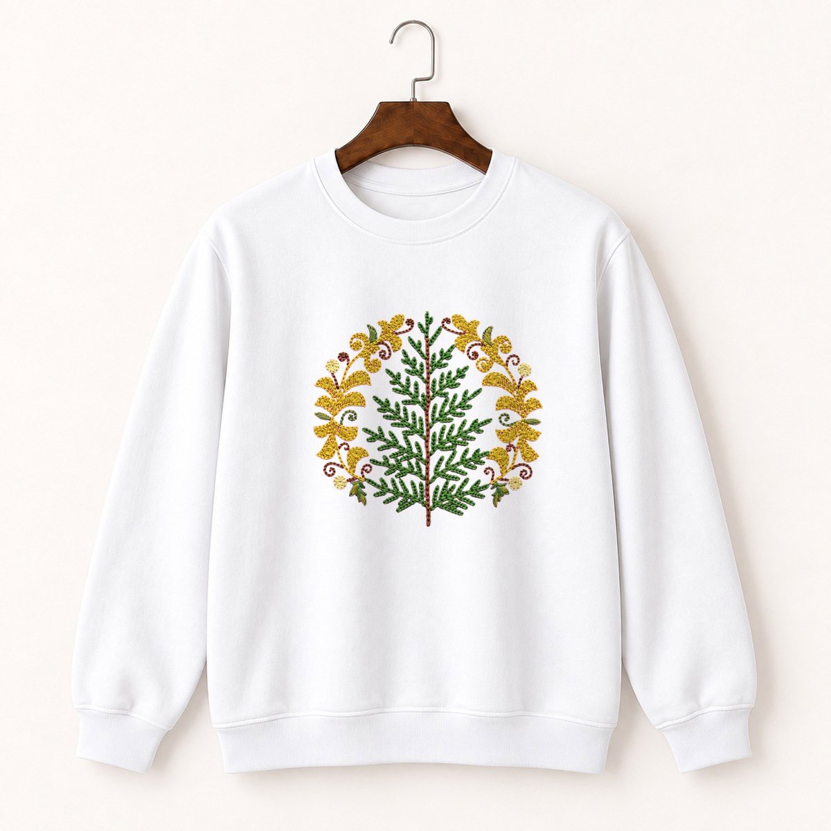 Cedar Branch Crewneck Sweatshirt 5