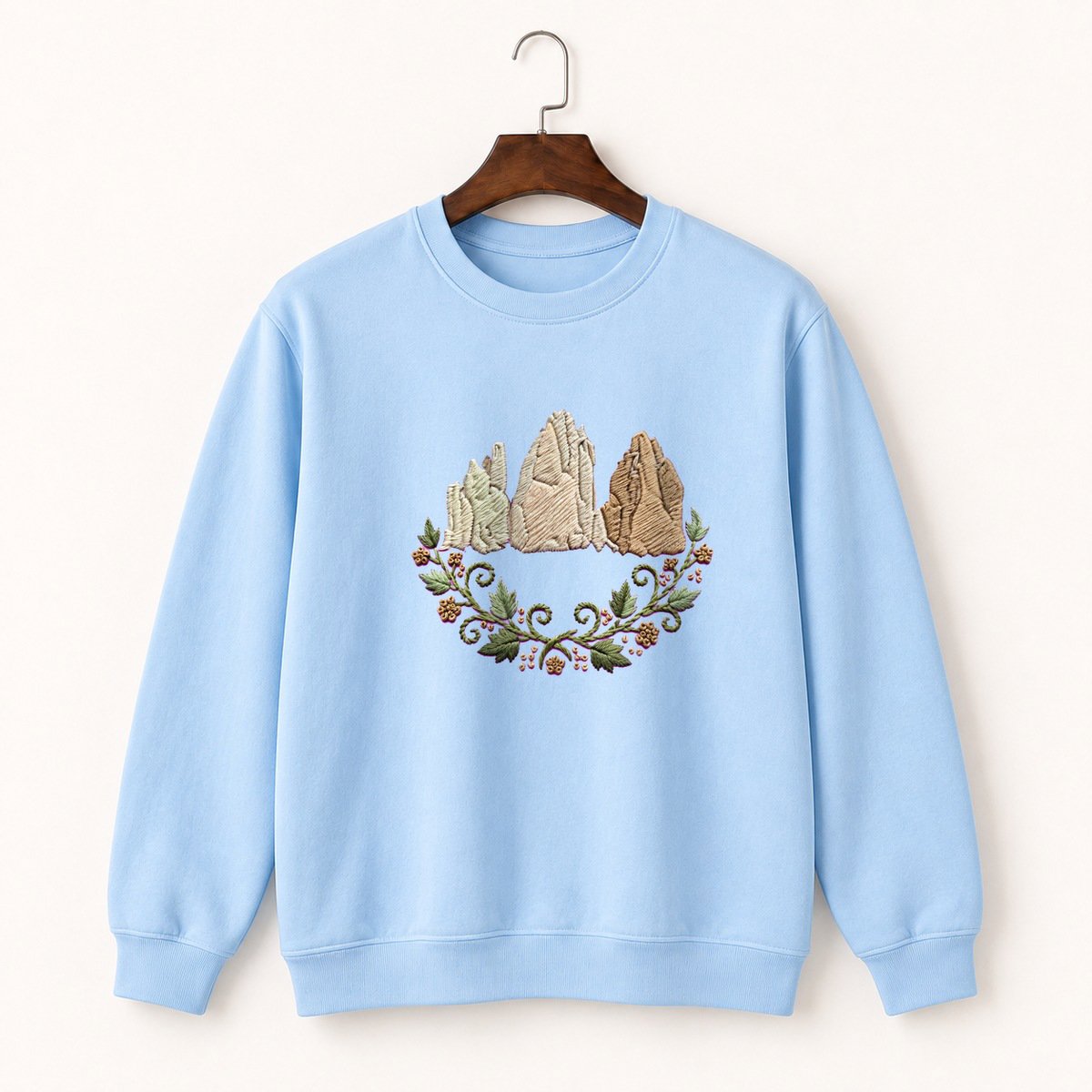 Dolomite Mountains Crewneck Sweatshirt 1