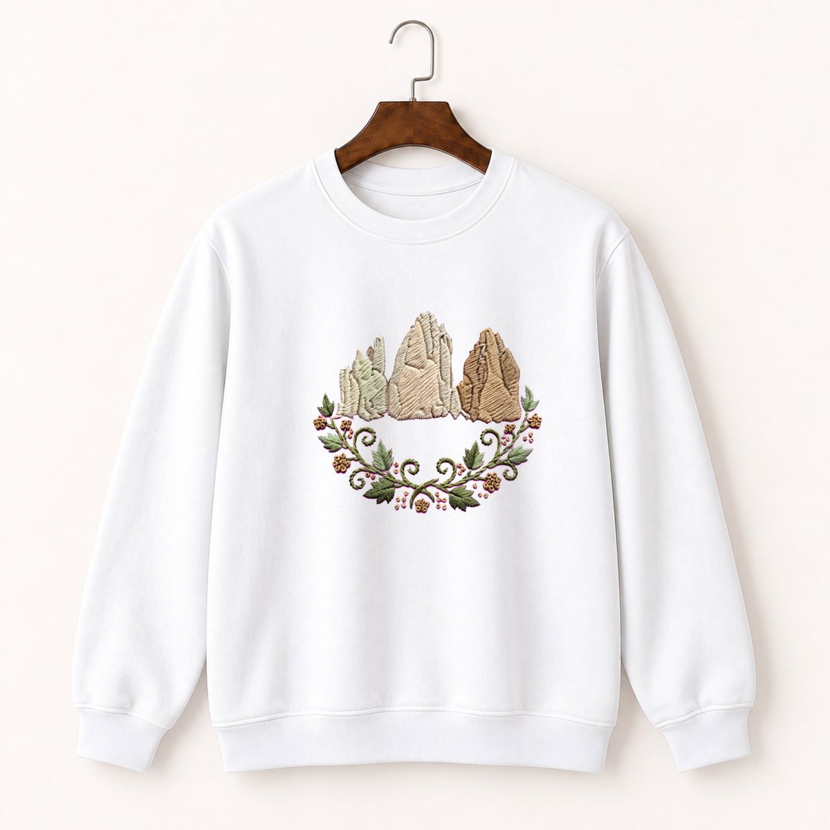 Dolomite Mountains Crewneck Sweatshirt 5