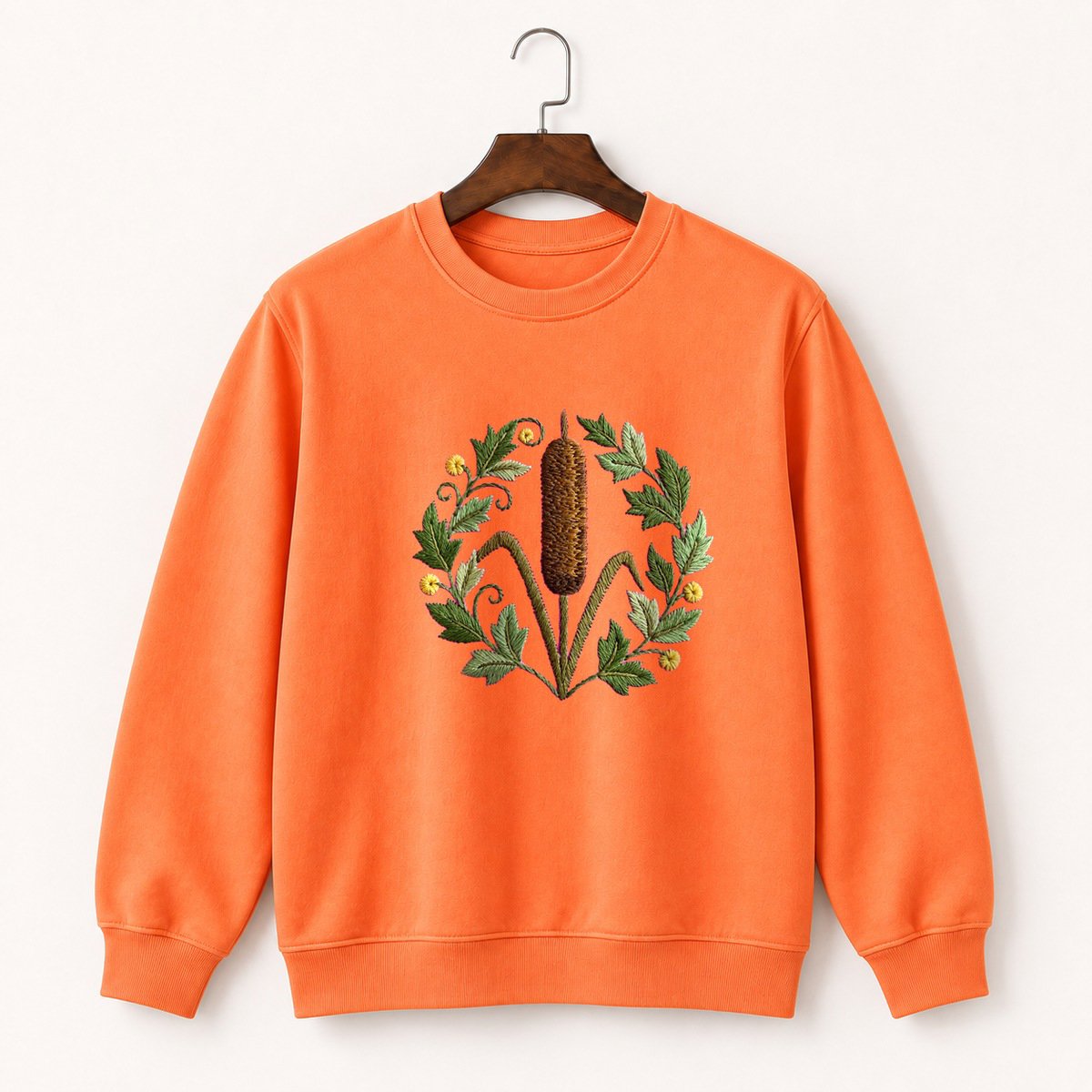 Cattail Plant Crewneck Sweatshirt 3