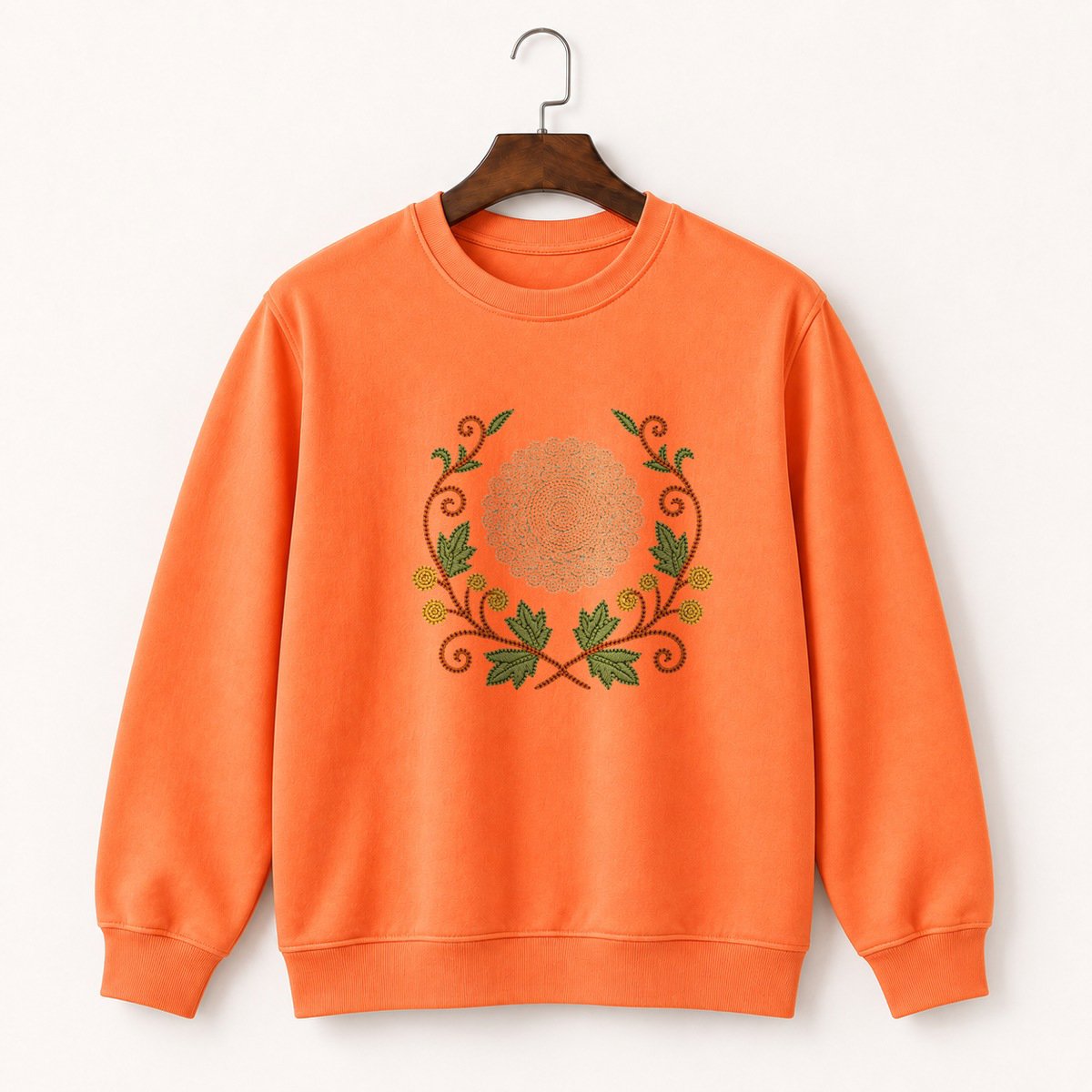 Yarrow Flower Crewneck Sweatshirt 3